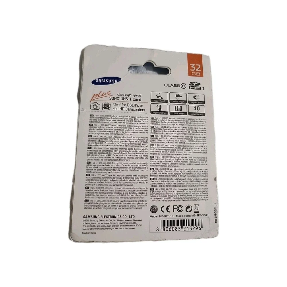 Samsung 32GB Micro SDHC UHS-I Memory Card - Up‎ to 48MB/s Transfer Speed